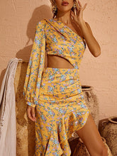 Aiyana One Shoulder Floral Maxi Dress